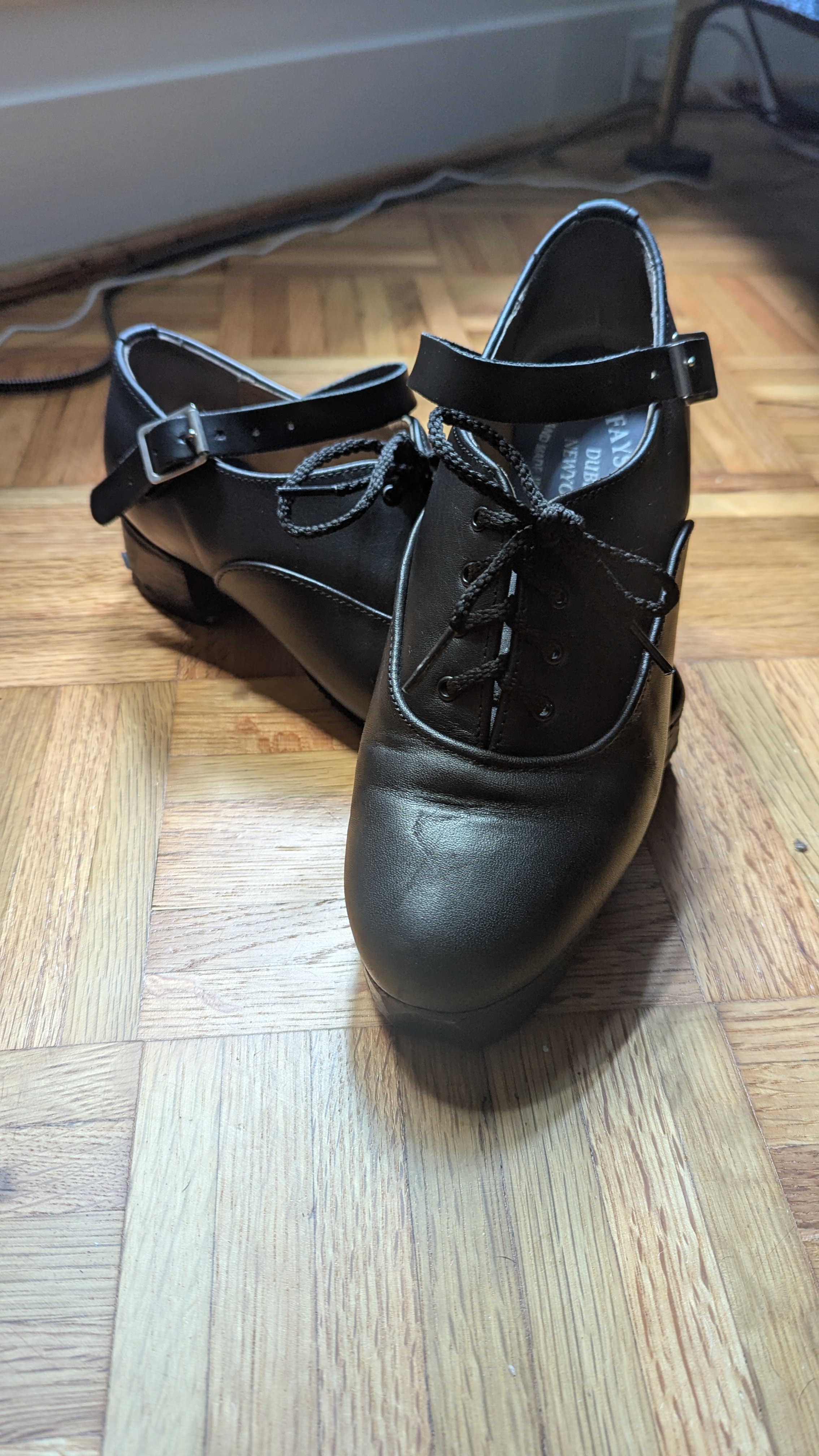 Irish step dancing shows, one laid on top of another.