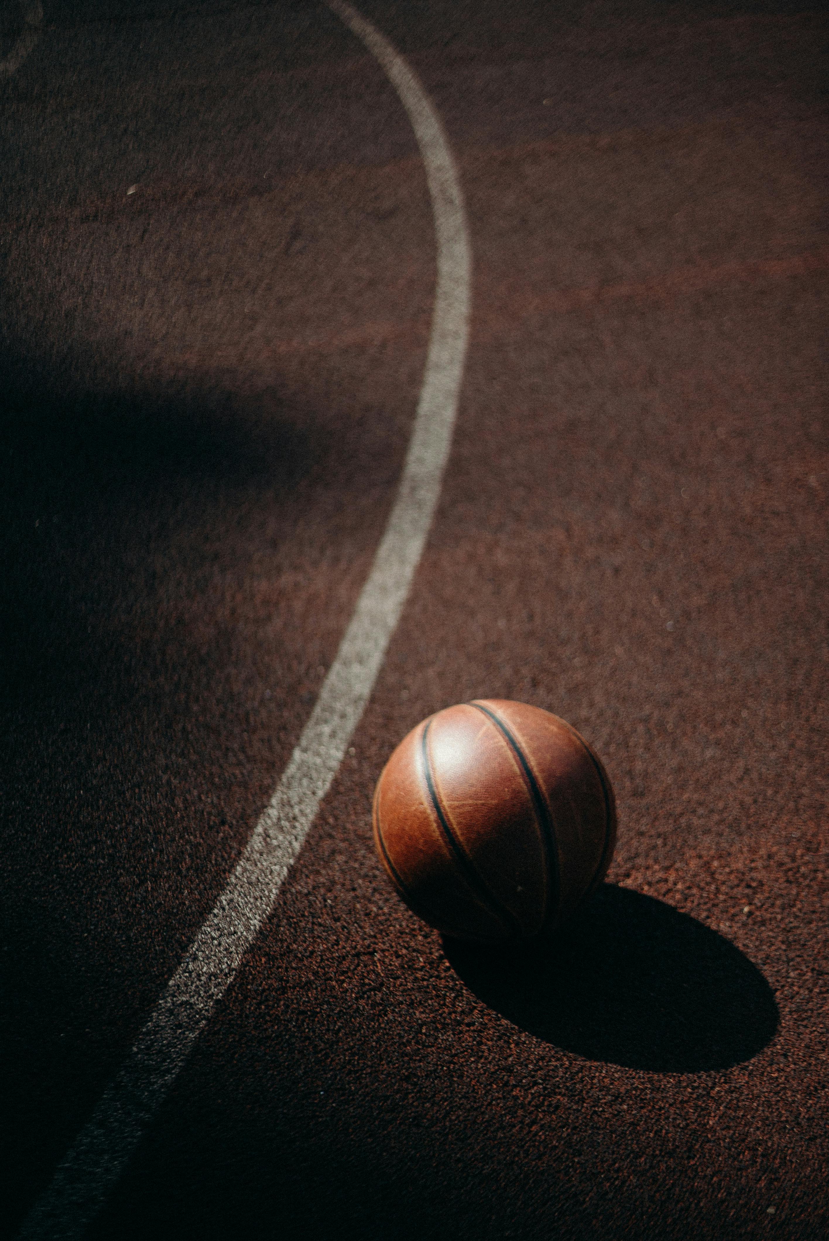 Basketball on a gritty track